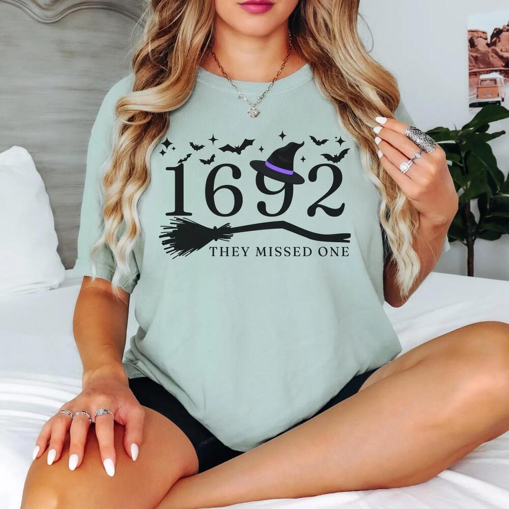 S Salem Witch Shirt, 1692 They Missed One Salem Tee, Witch Shirt